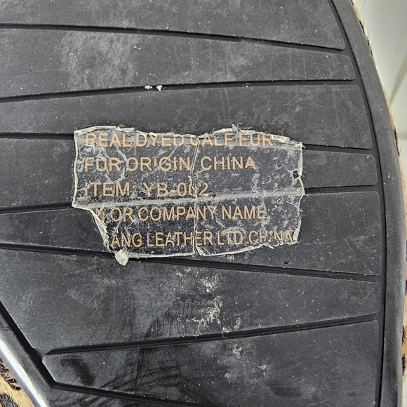 Priori Leopard Print Calf Hair Almond Toe Notched Ballet Flats Size 8 - Picture 12 of 12